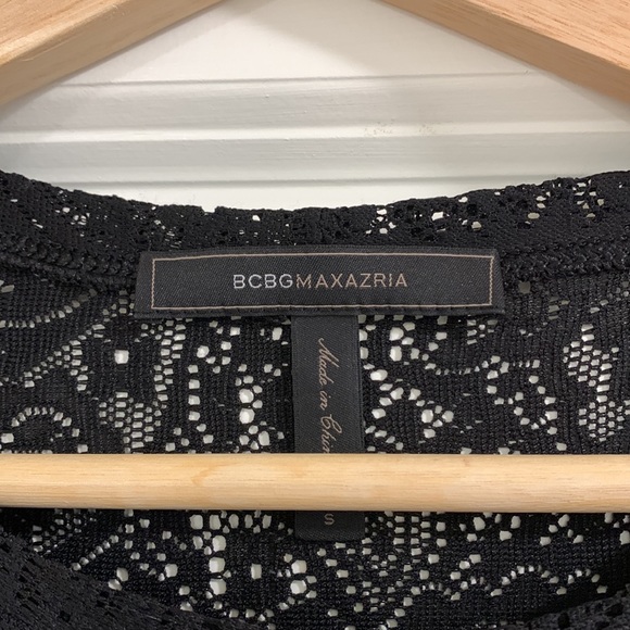 BCBG black asymmetric dress - Like new - Picture 6 of 9